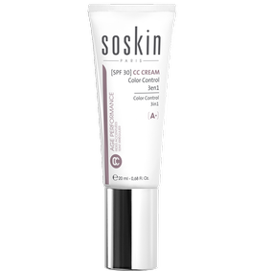 صورة SOSKIN A+ CC CREAM - 01 BEIGE SKIN SPF30 20ML