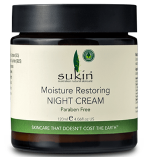 صورة SUKIN MOISTURE RESTORING NIGHT CREAM 120ML : 00508