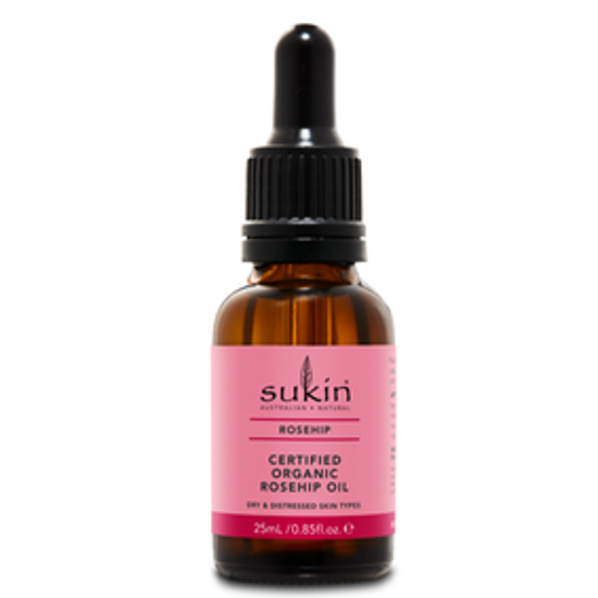 صورة SUKIN CERTIFIED ORGANIC ROSE HIP OIL 25ML : 00706