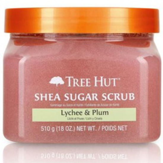 صورة TREE HUT SHEA SUGAR SCRUB LYCHEE & PLUM, 18OZ