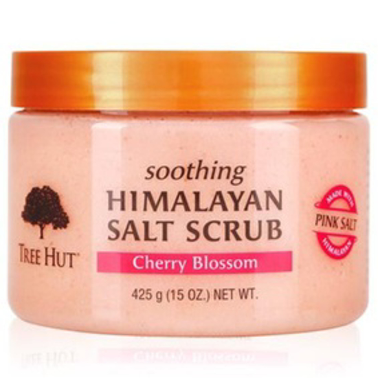 Picture of TREE HUT SOOTHING HIMALAYAN SALT SCRUB CHERRY BLOSSOM, 15OZ