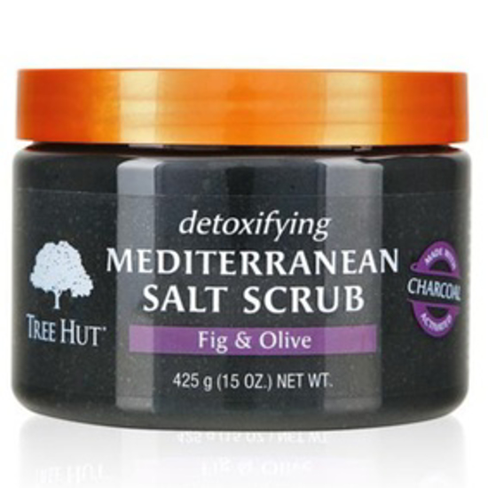 صورة TREE HUT DETOXIFYING MEDITERRANEAN SALT SCRUB FIG & OLIVE, 15OZ