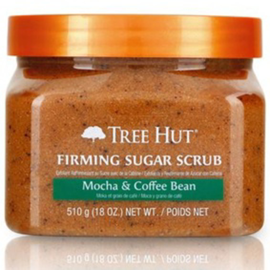 Picture of TREE HUT SUGAR SCRUB MOCHA & COFFEE BEAN, 18OZ