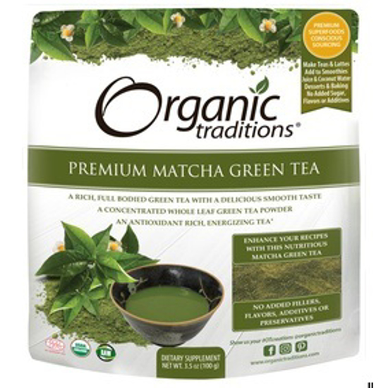 صورة ORGANIC PREMIUM MATCHA TEA 100 GM