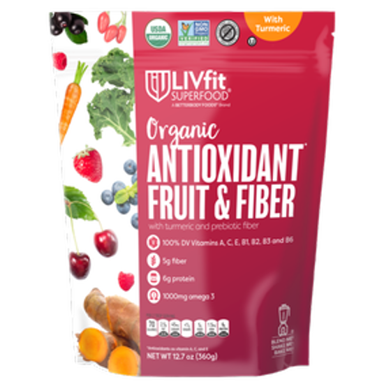 Picture of BETTER BODY FOODS ORGANIC ANTIOXIDANT FRUIT & FIBER BLEND 360 GRAMS