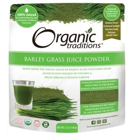 صورة ORGANIC BARLEY GRASS JUICE POWDER 150 GM