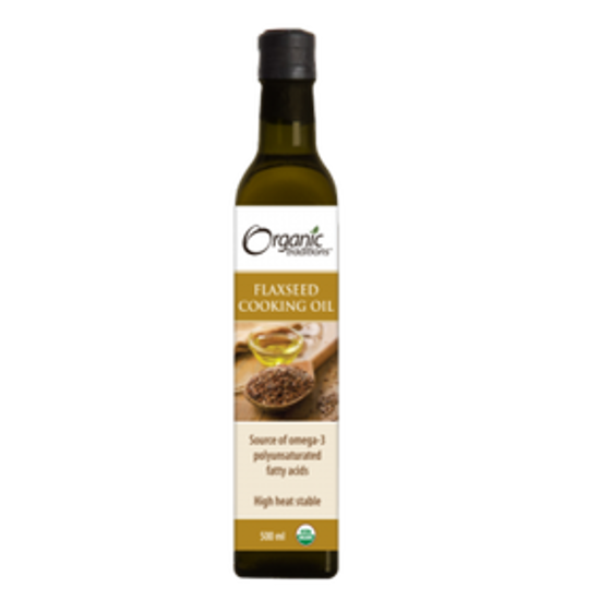 صورة ORGANIC FLAXSEED COOKING OIL 500 ML