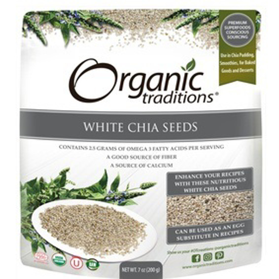 صورة ORGANIC WHITE CHIA SEEDS 200 GM