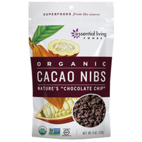 Picture of Essential Living Foods Cacao Nibs Org 6Oz 