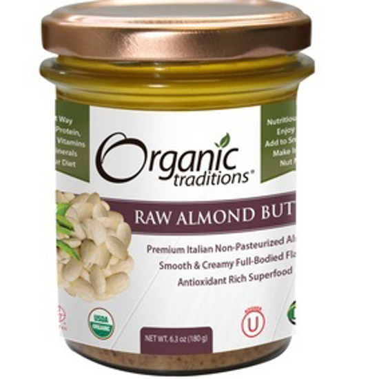 Picture of ORGANIC RAW ALMOND BUTTER 180 GM