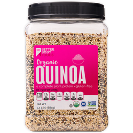 Picture of BETTER BODY FOODS ORGANIC QUINOA MEDLEY 680 GRAMS