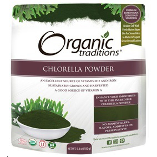 صورة ORGANIC CHLORELLA POWDER 150 GM