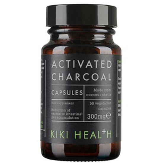 صورة KIKI HEALTH ACTIVATED CHARCOAL CAPSULES 50CAPSULES