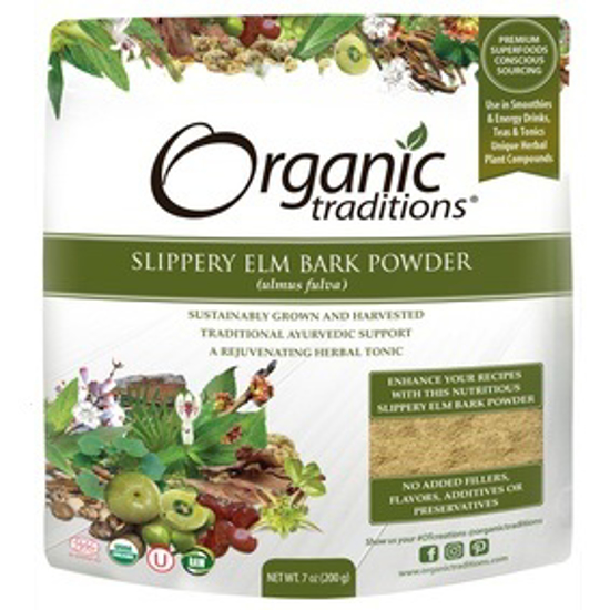 صورة ORG TRADITIONS SLIPPERY ELM BARK POWDER 200G