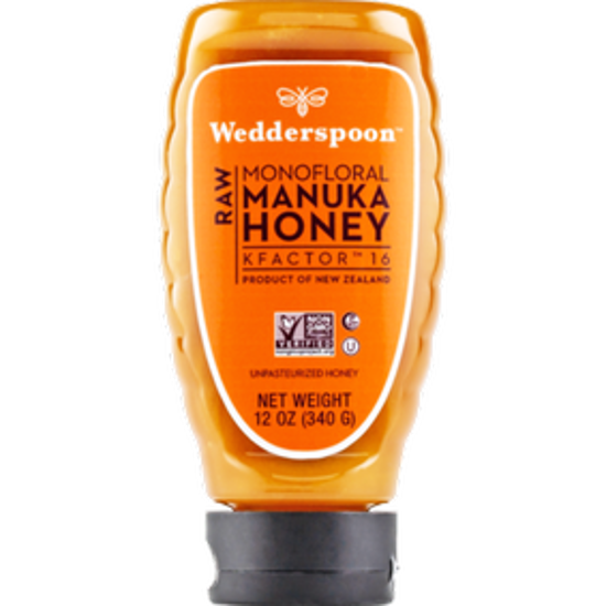 Picture of RAW MONOFLORAL MANUKA HONEY KFACTOR 16, 340G SQUEEZE BOTTLE