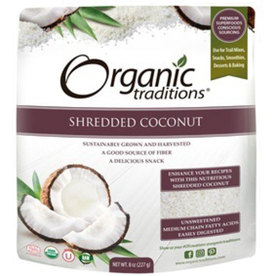 صورة ORGANIC SHREDDED COCONUT 227 GM