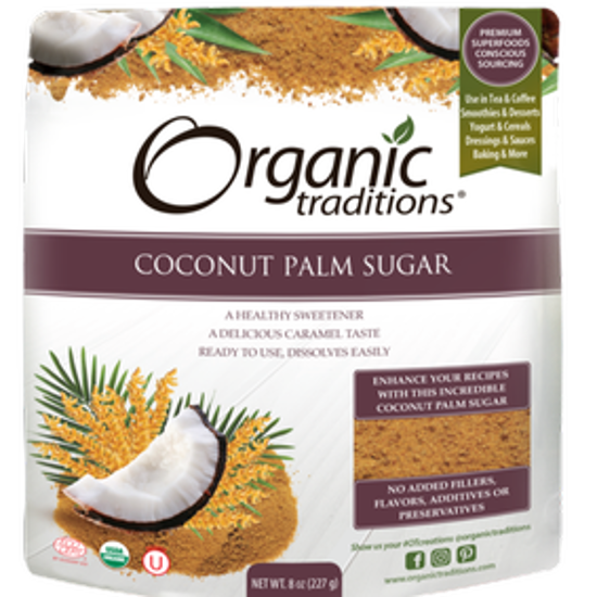 صورة ORGANIC COCONUT PALM SUGAR 227 GM