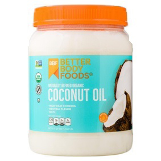 صورة BETTER BODY FOODS ORGANIC REFINED COCONUT OIL 458 ML