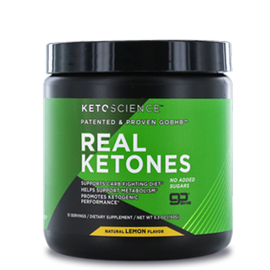 صورة REAL KETONES POWDER NATURAL LEMON FLAVOR 15 SERVINGS 150 GM