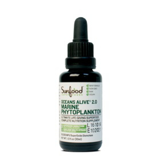 صورة SUNFOOD SUPERFOODS OCEANS ALIVE 2.0 MARINE PHYTOPLANKTON, 1FL.OZ