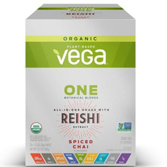 Picture of VEGA ONE BOTANICAL BLENDS SPICED CHAI 36G PACK OF 10