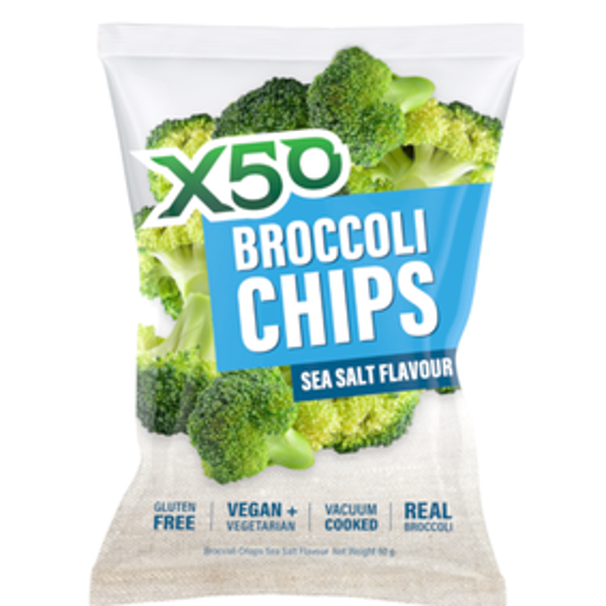 Picture of X50 BROCCOLI CHIPS - SEA SALT