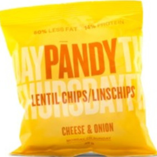 Picture of PANDY LENTIL CHIPS - CHEESE&ONION