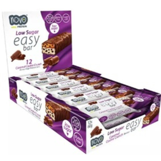 Picture of NOVO LOW SUGAR EASY BAR - CARAMEL  COOKIE CRUNCH