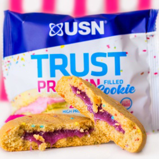 Picture of TRUST PROTIEN FILLED COOKIE -  BIRTH DAY CAKE