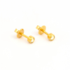 Picture of Studex® Select™ 24ct Gold Plated Crystals Bezel AB Crystal Large: PR-L215Y-STX