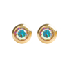 Picture of Studex® Select™ 24ct Gold Plated Crystals Bezel AB Crystal Large: PR-L215Y-STX