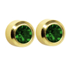 Picture of Studex® Select™ 24ct Gold Plated Crystals Bezel May Emerald Regular: PR-R205Y-STX