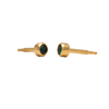 Picture of Studex® Select™ 24ct Gold Plated Crystals Bezel May Emerald Regular: PR-R205Y-STX