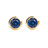 Picture of Studex® Select™ 24ct Gold Plated Crystals Bezel September Sapphire Regular: PR-R209Y-STX