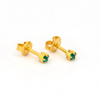 Picture of Studex® Select™ 24ct Gold Plated Crystals Tiffany December Blue Zircon Regular: PR-R112Y-STX