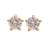 Picture of Studex® Select™ 24ct Gold Plated Cubic Zirconia Tiffany Regular: PR-R100Y-STX