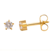 Picture of Studex® Select™ 24ct Gold Plated Cubic Zirconia Tiffany Regular: PR-R100Y-STX