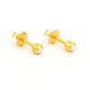 Picture of Studex® Select™ 24ct Gold Plated Pearl Tiffany Regular: PR-R301Y-STX