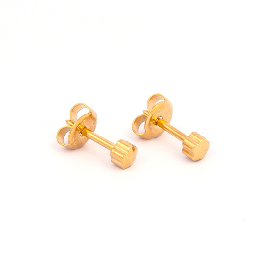 Picture of Studex® Select™ 24ct Gold Plated Shapes Flower Regular: PR-R508Y-STX