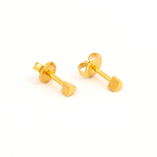 Picture of Studex® Select™ 24ct Gold Plated Shapes Triangle Regular: PR-R504Y-STX