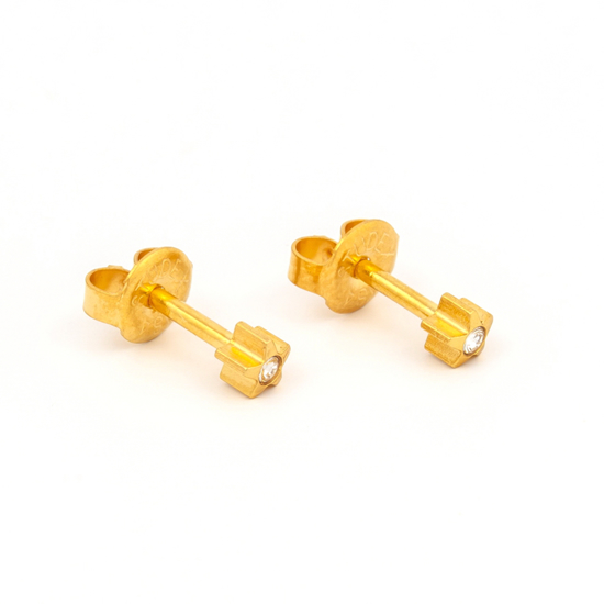 Picture of Studex® Select™ 24ct Gold Plated Starlite Regular: PR-R501Y-4-STX