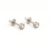 Picture of Studex® Select™ Stainless Steel Crystals Bezel April Crystal Mini: PR-M204W-STX