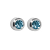 Picture of Studex® Select™ Stainless Steel Crystals Bezel March Aquamarine Regular: PR-R203W-STX