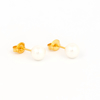 Picture of Studex® Sensitive™ 24ct Gold Plated 6mm White Pearl: S676STX