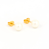 صورة Studex® Sensitive™ 24ct Gold Plated 7mm White Pearl: S677STX