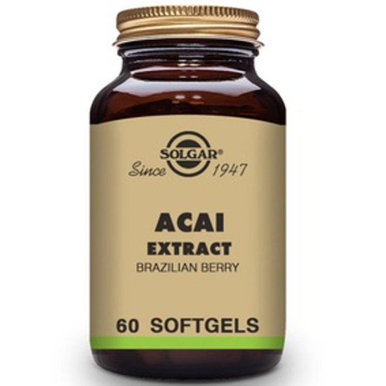 Picture of SOLGAR ACAI EXTRACT (BRAZILIAN BERRY) 60 SOFTGELS