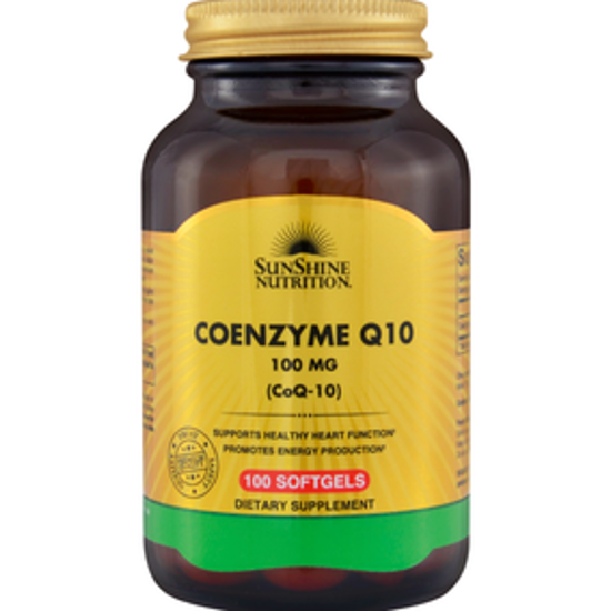 Picture of SUNSHINE NUTRITION COENZYME Q10 100 MG 100 SOFTGELS