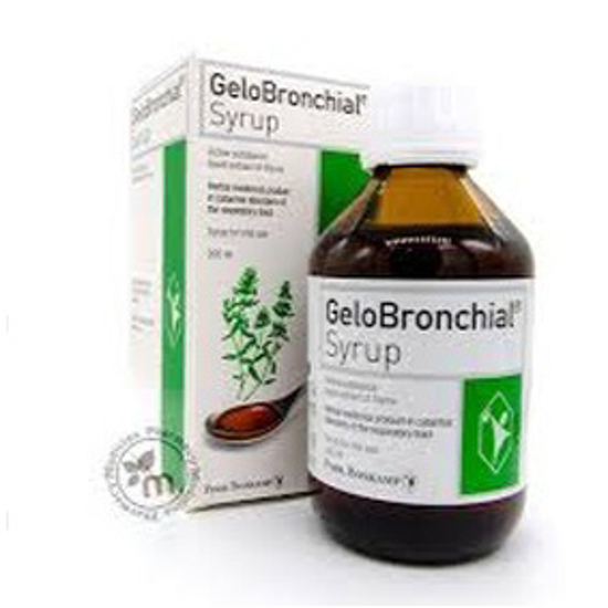 Picture of GELOBRONCHIAL - 182.2 MG/1ML  / SYRUP  / 200ML GLASS BOTTLE