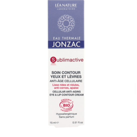 صورة JONZAC SUBLIMACTIVE INSTANT YOUTH EYE AND LIP CONTOUR - 15 ML