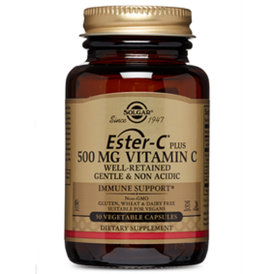 صورة ESTER-C® PLUS 500 MG VITAMIN C 50 VEGETABLE CAPSULES (ESTER-C® ASCORBATE COMPLEX)